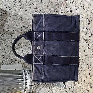 Hermes blue Tote 12x8x3 inches
